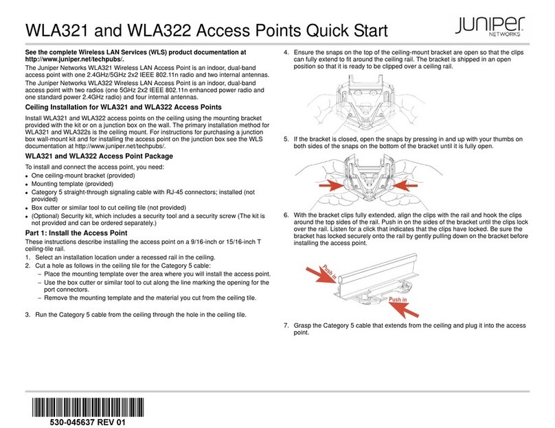 Juniper WLA322 quick start