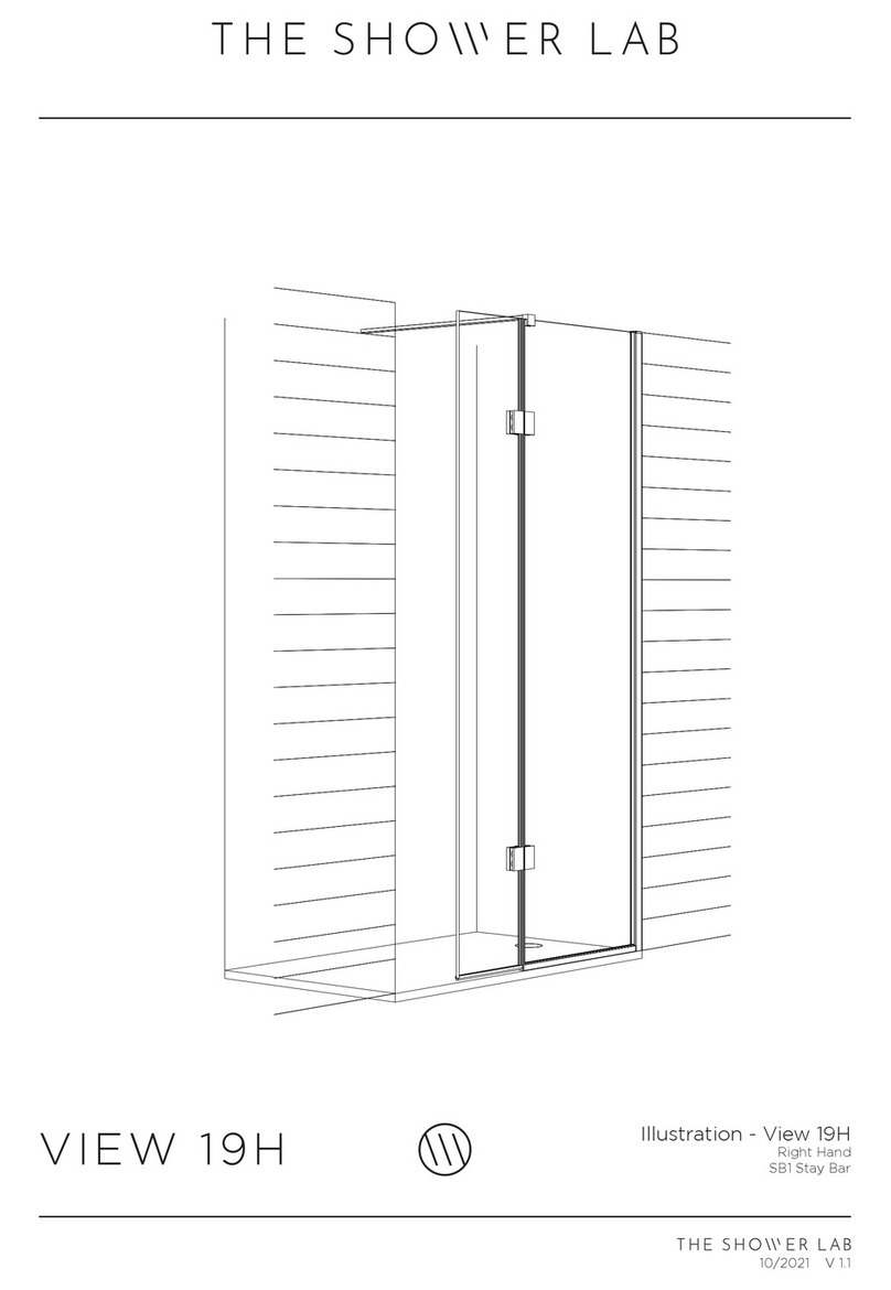 THE SHOWER LAB VIEW 19H User manual