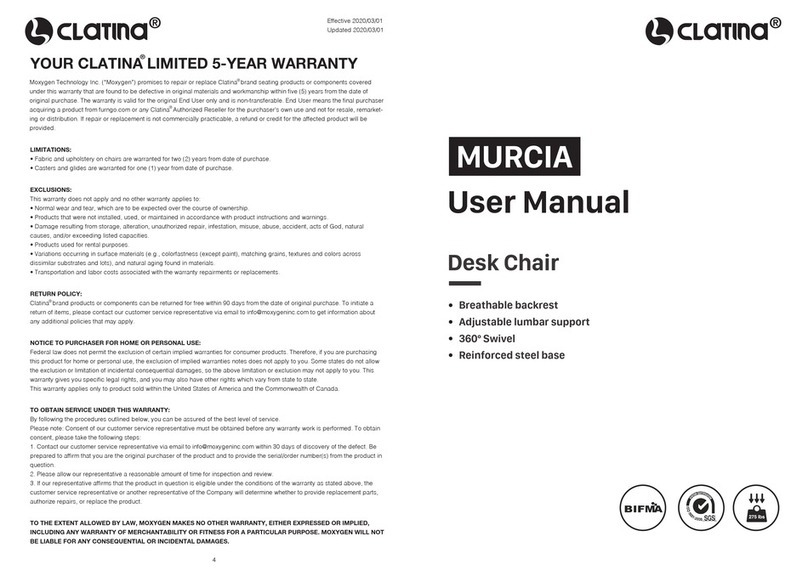 CLATINA MURCIA user manual