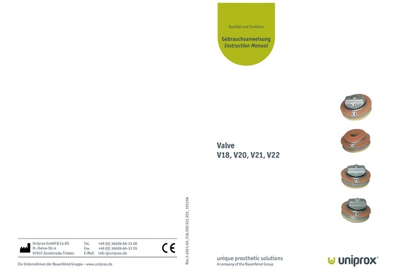 uniprox V18 instruction manual