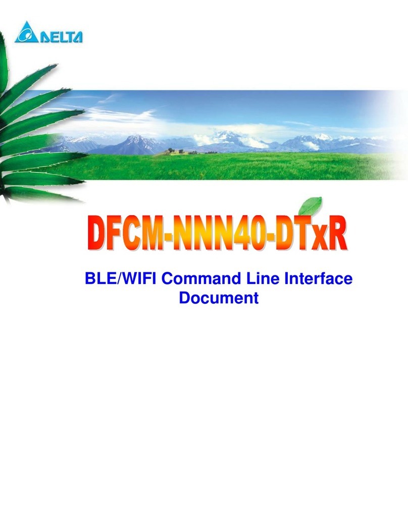 Delta DFCM-NNN40-DTxR Technical manual