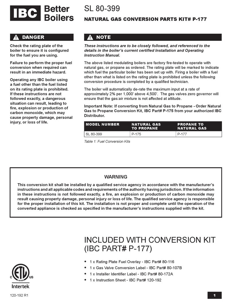 IBC SL 80-399 User manual