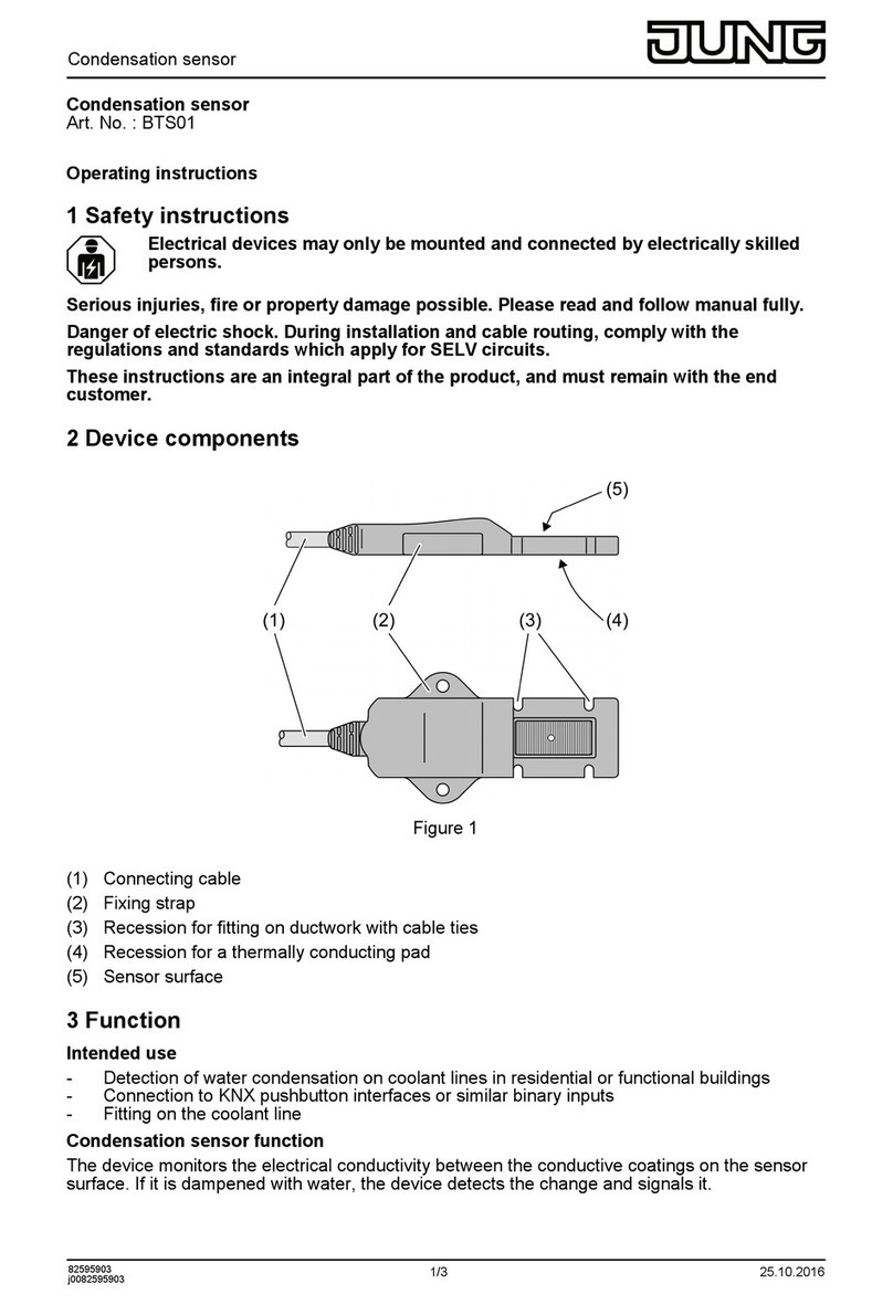 Jung BTS01 User manual