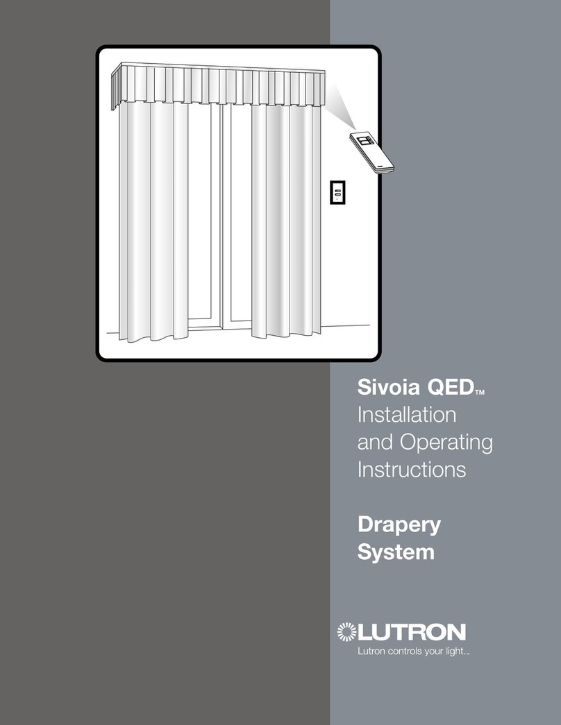 Lutron Electronics Sivoia QED User manual