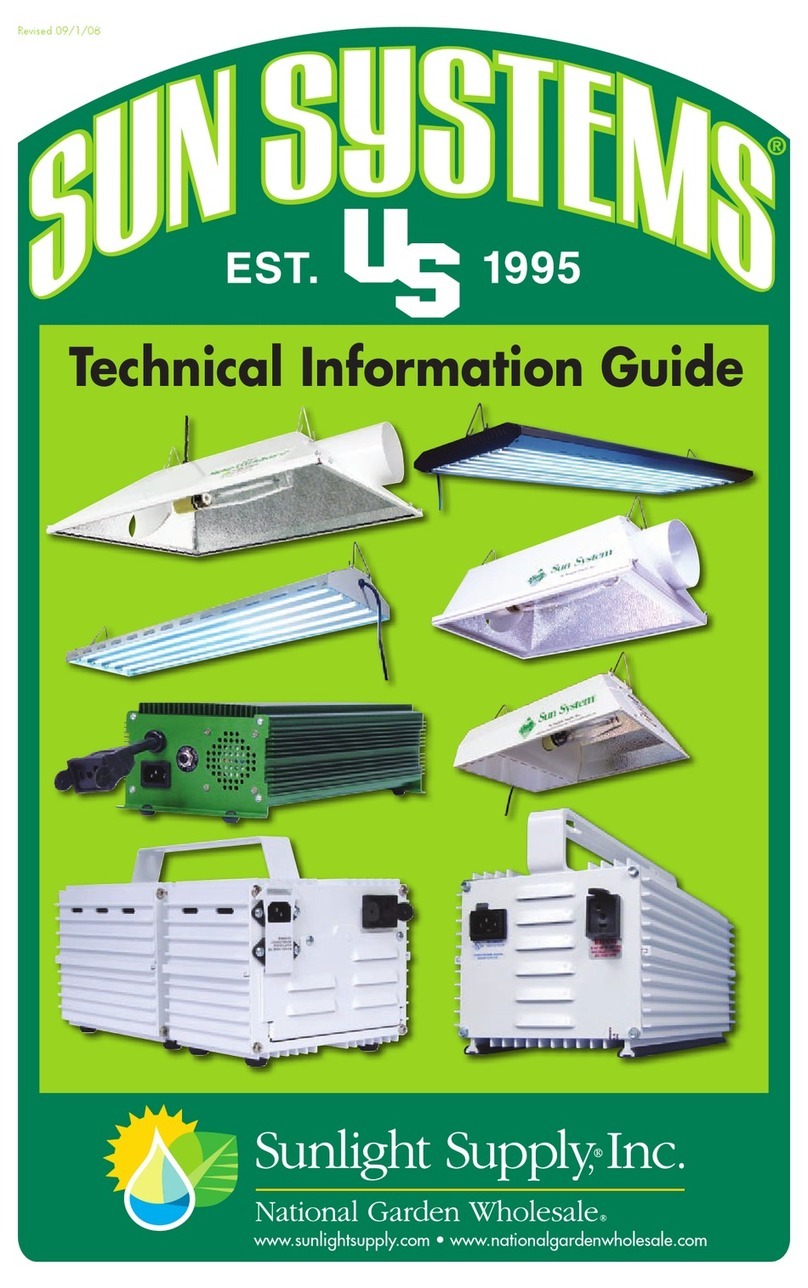 Sunlight Supply SUN SYSTEM Series Technical information guide