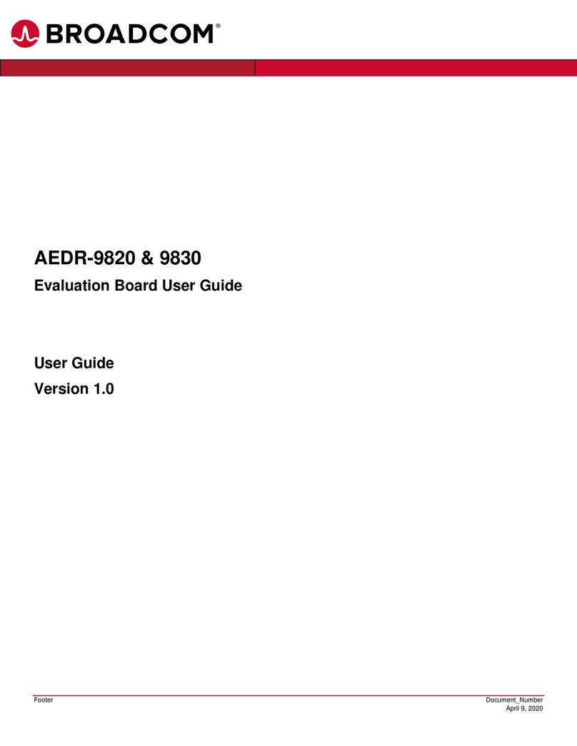 Broadcom AEDR-9820 user guide
