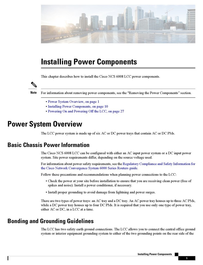Cisco NCS 6008 LCC Instruction Manual