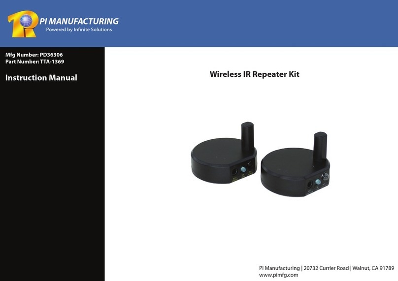 PI Manufacturing TTA-1369 User manual