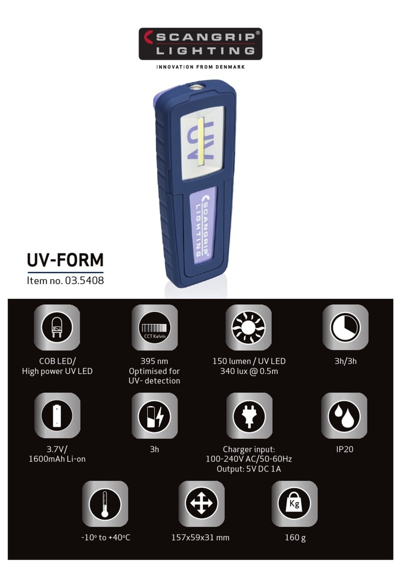 SCANGRIP UV-FORM User manual