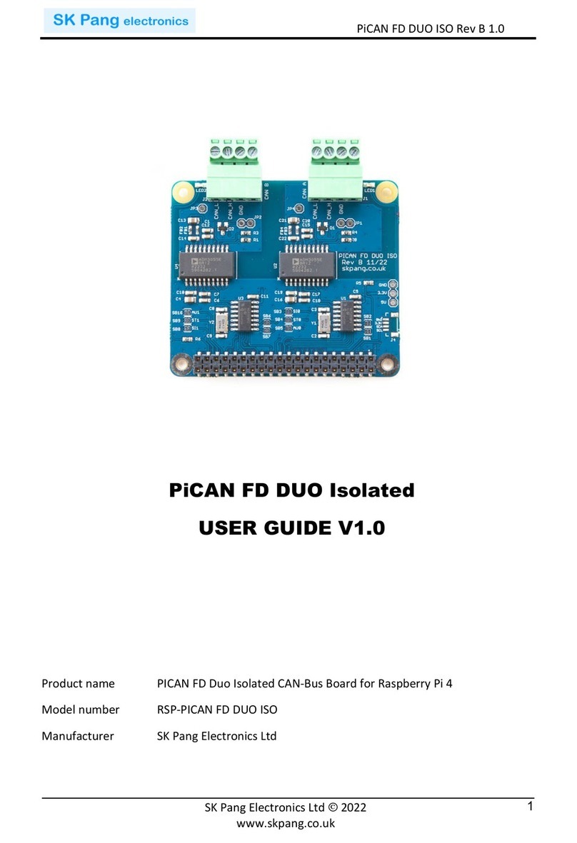 SK Pang Electronics RSP-PICAN FD DUO ISO user guide