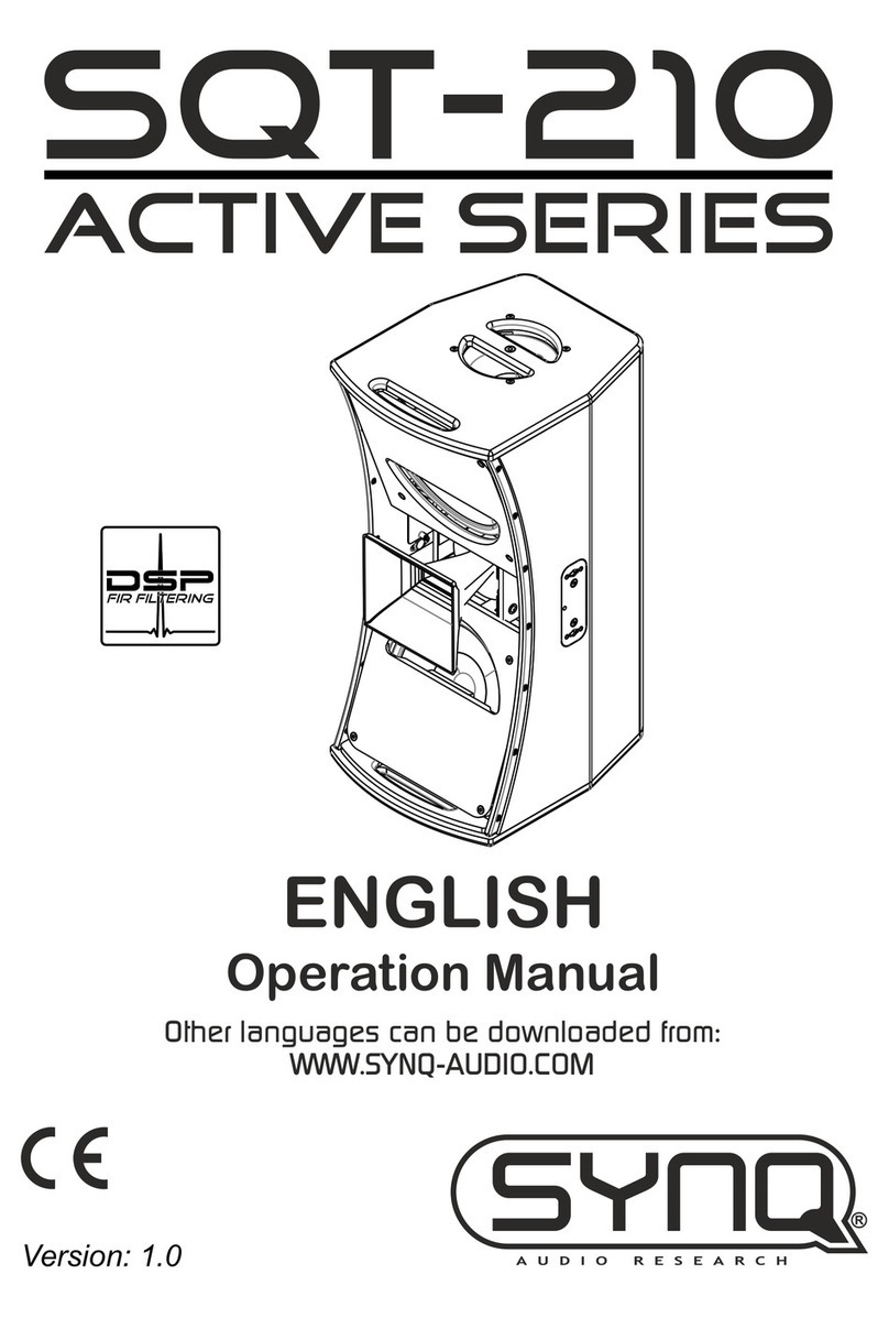 SYNQ ACTIVE Series Operation manual