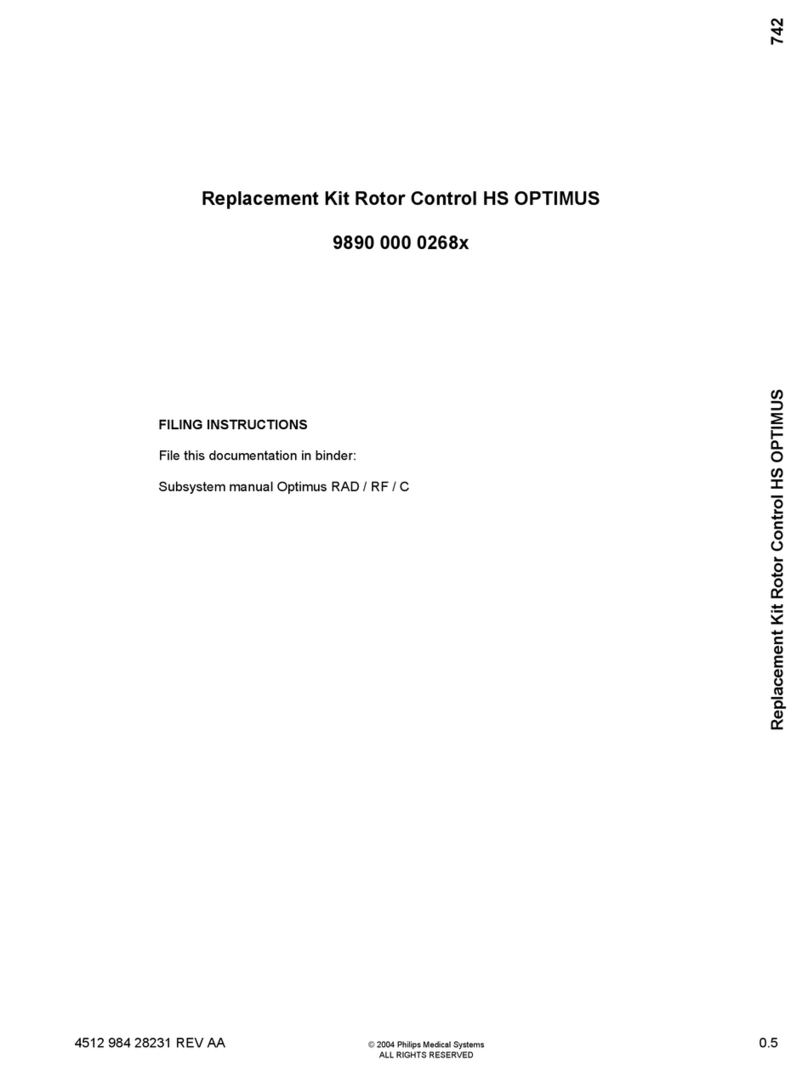 Philips 9890 000 0268 Series Service manual