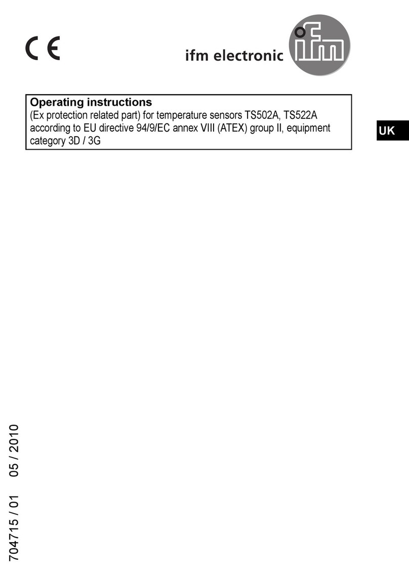 IFM Electronic TS502A operating instructions