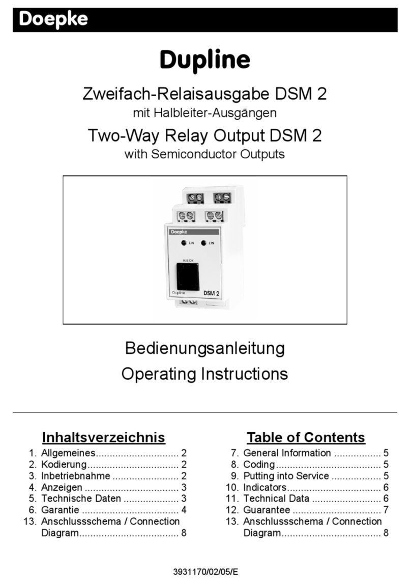 Doepke Dupline DSM 2 User manual
