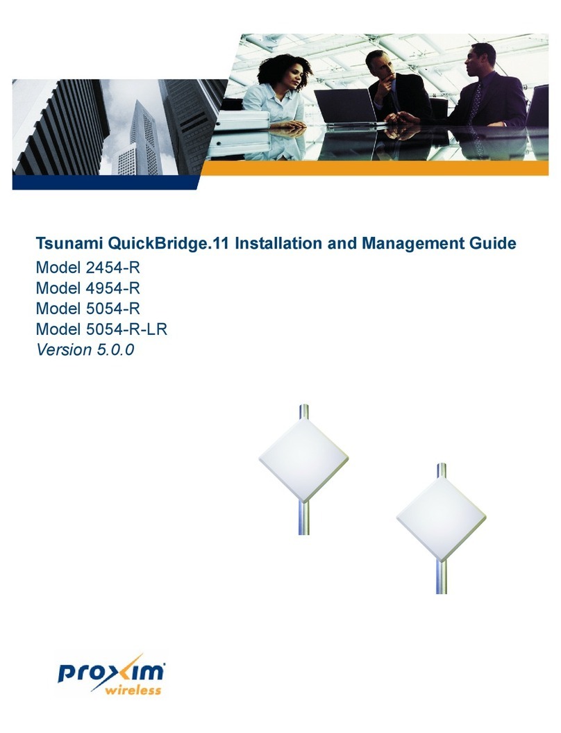 Proxim Tsunami QuickBridge 2454-R Programming manual
