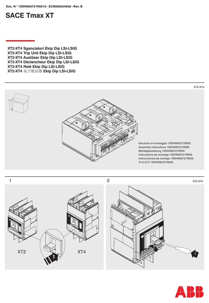 ABB SACE Tmax XT manual