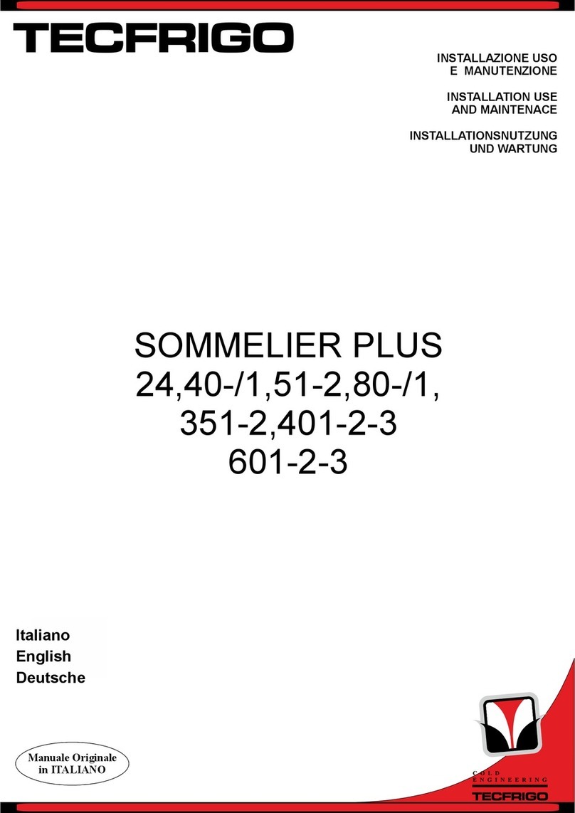 Tecfrigo SOMMELIER 402 PLUS installation guide