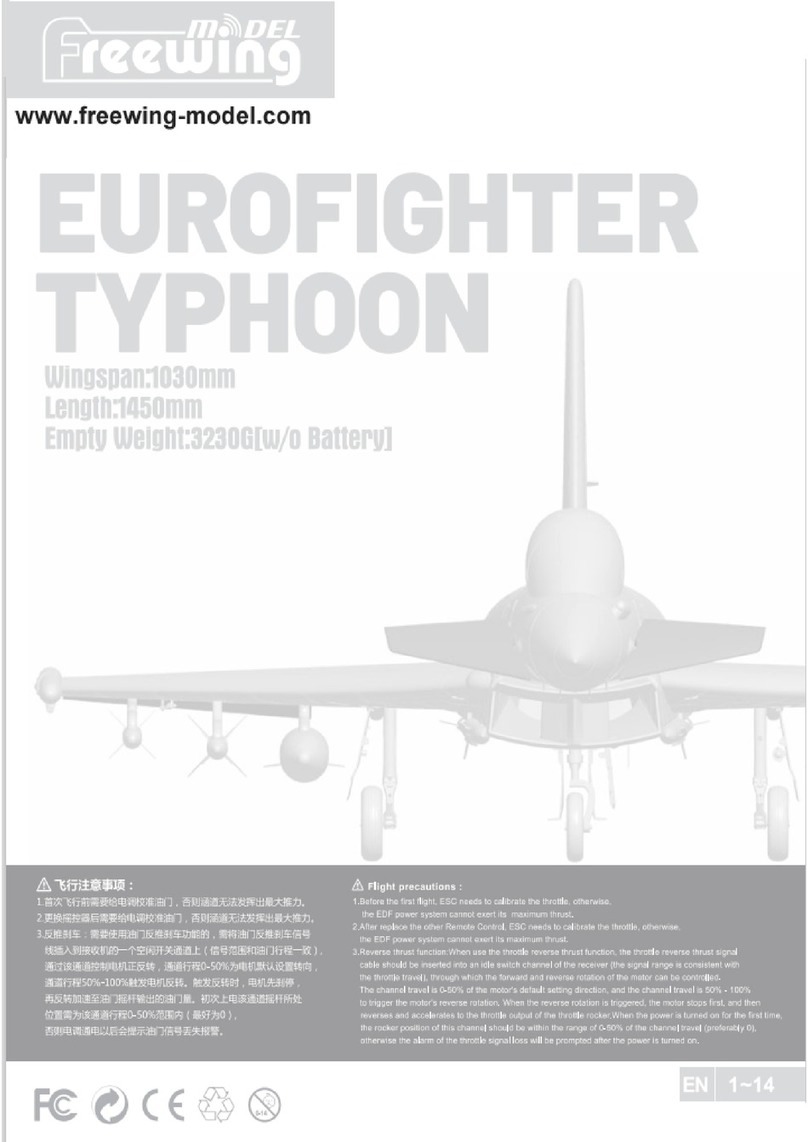 Freewing EUROFIGHTER TYPHOON User manual Freewing EUROFIGHTER TYPHOON User manual