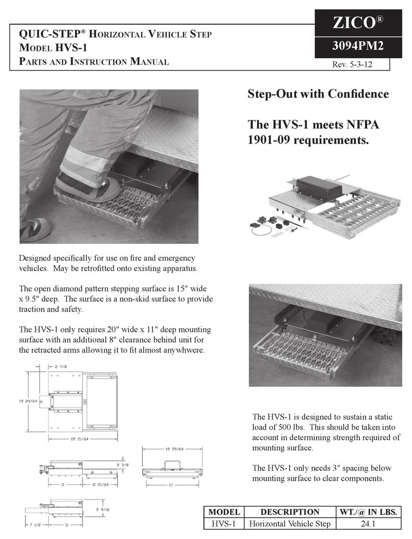 Zico QUIC-STEP HVS-1 Parts and instruction manual