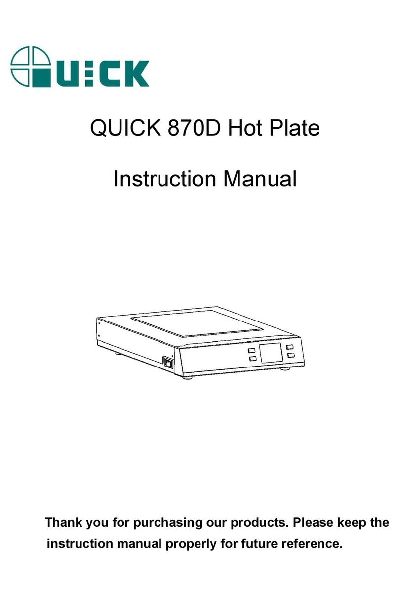 Quick 870D instruction manual