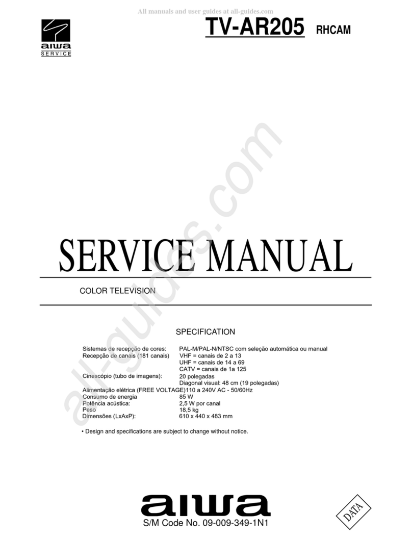 Aiwa TV-AR205 Service manual