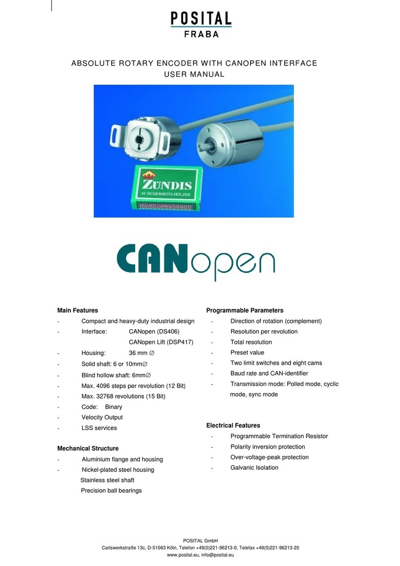Posital Fraba CANopen user manual