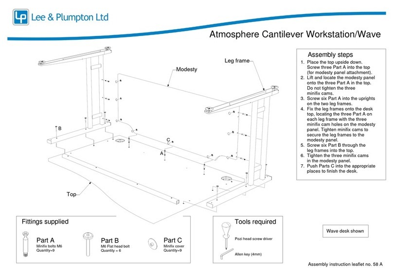 Lee & Plumpton Atmosphere Assembly instructions