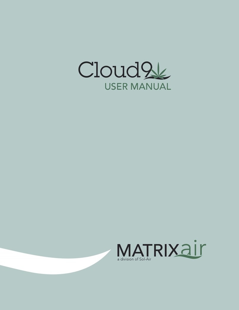 Solair MATRIXair Cloud9 user manual