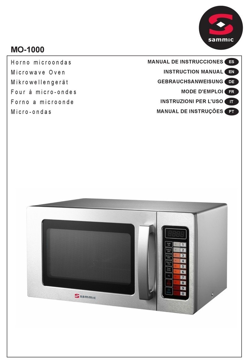 Sammic MO-1000 instruction manual