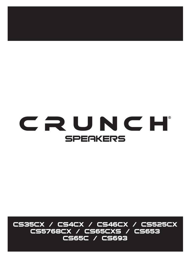 Crunch CS35CX manual