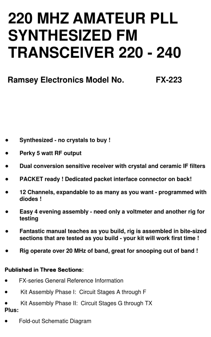 Ramsey Electronics FX Series manual