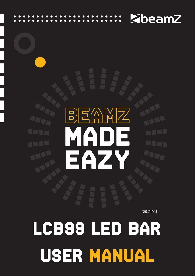 Beamz LCB99 LED BAR User manual