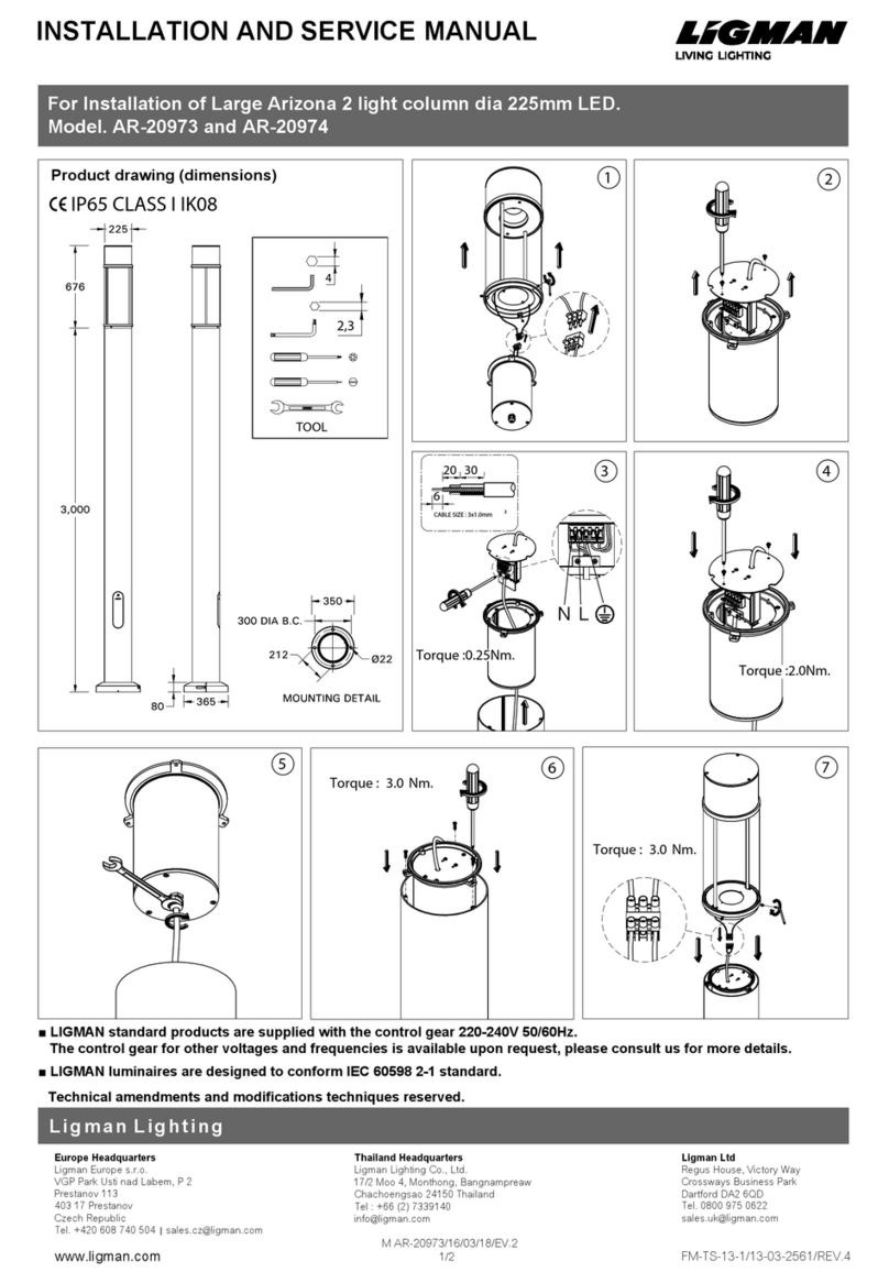 LIGMAN AR-20973 Manual