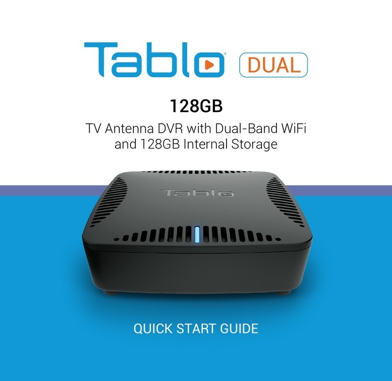 Tablo DUAL 128GB User manual