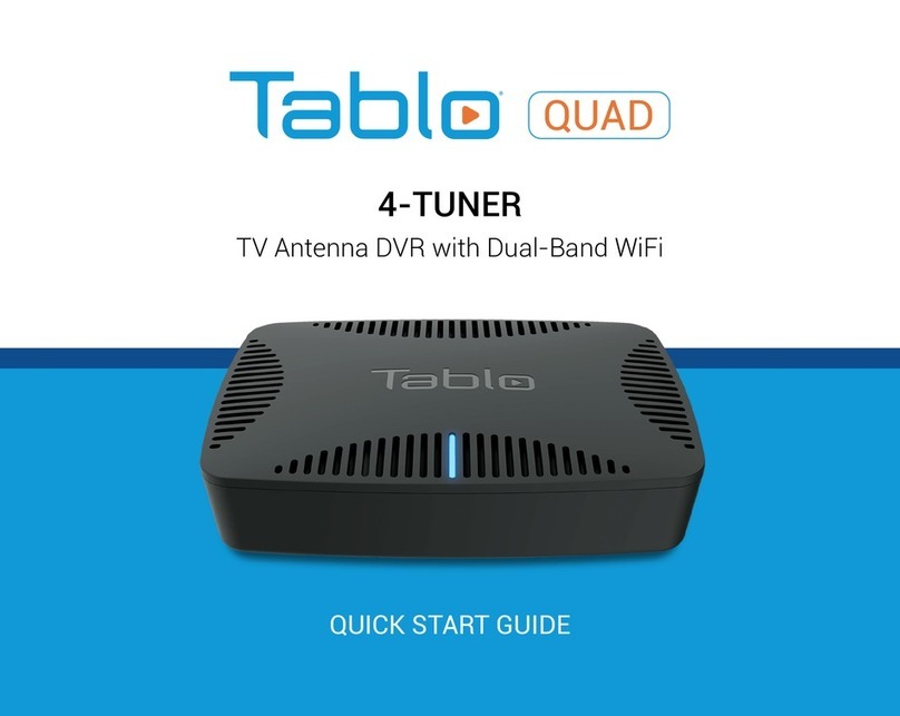 Tablo QUAD 4-TUNER quick start guide