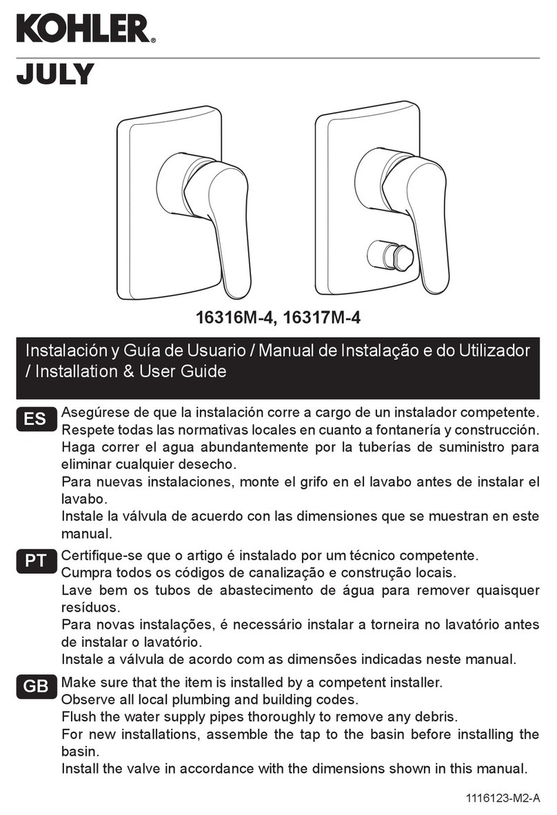 Kohler JULY 16316M-4 Operation manual