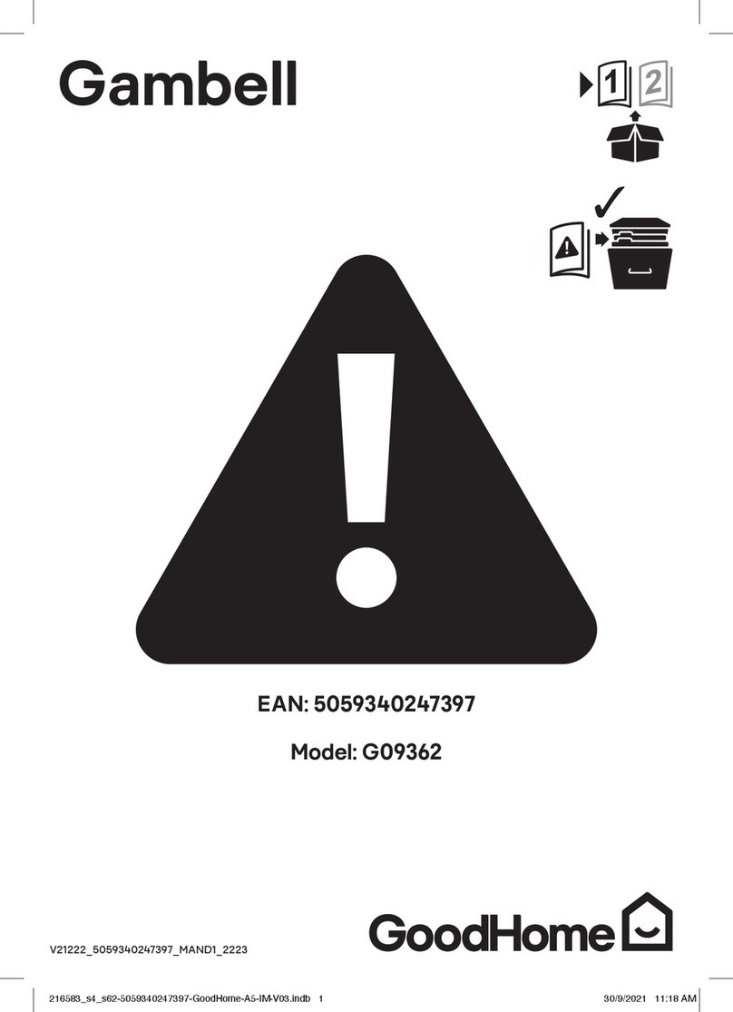 GoodHome Gambell G09362 User manual