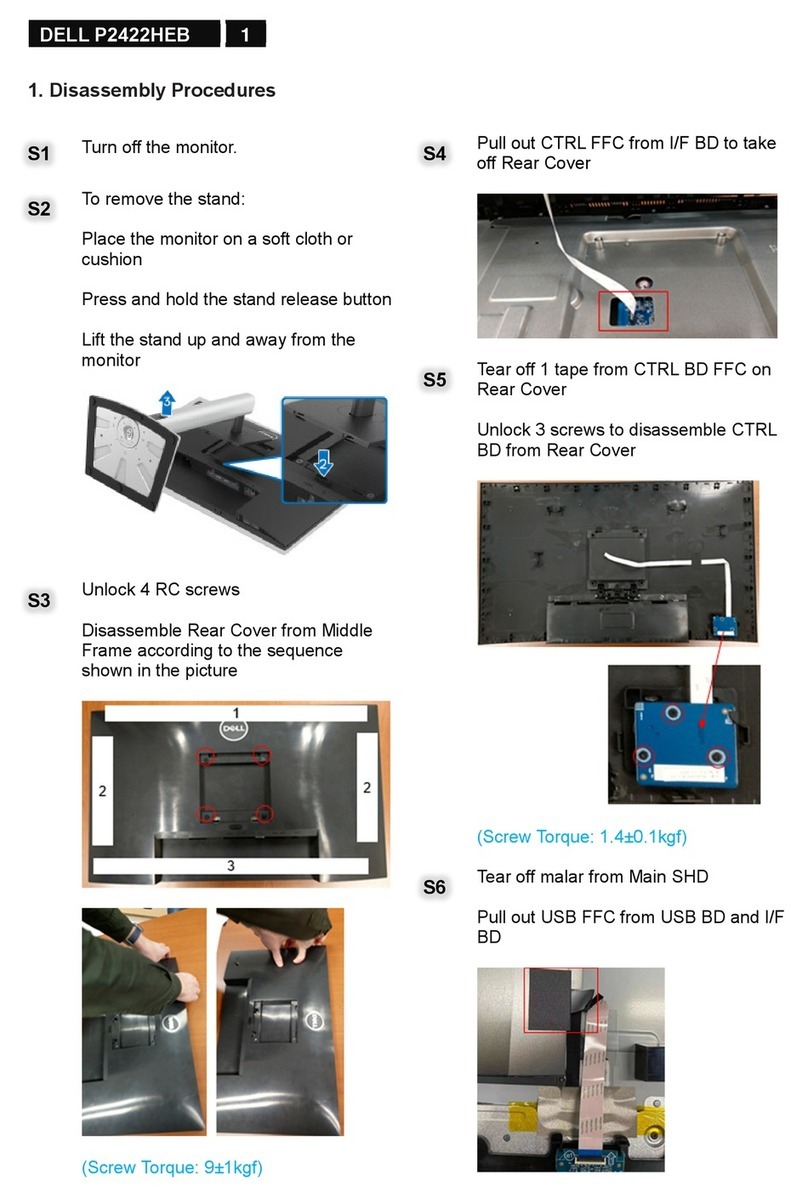 Dell P2422HEb User manual