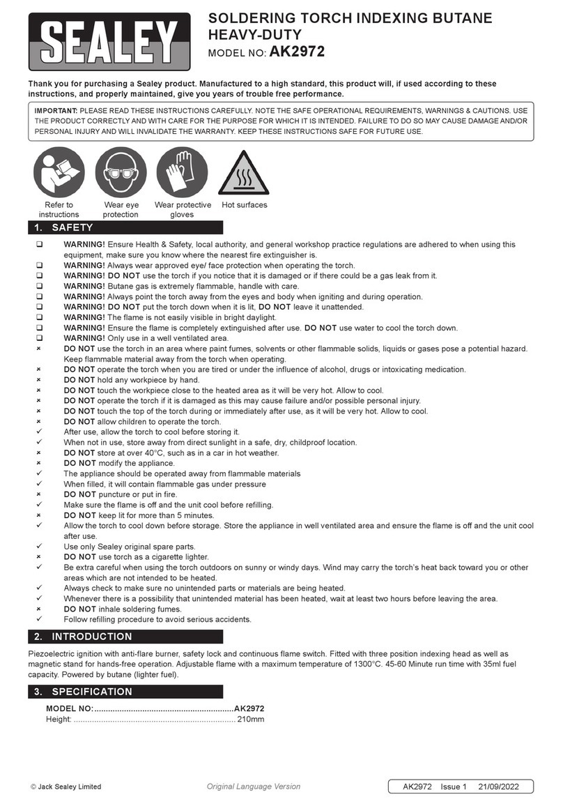 Sealey AK2972 User manual
