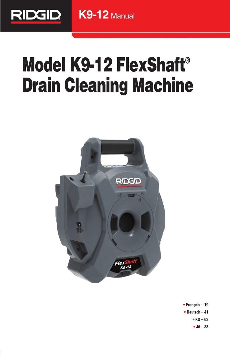 RIDGID FlexShaft K9-12 manual