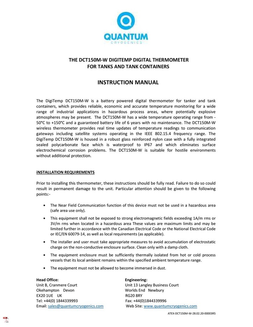 Quantum DCT150M-W User manual