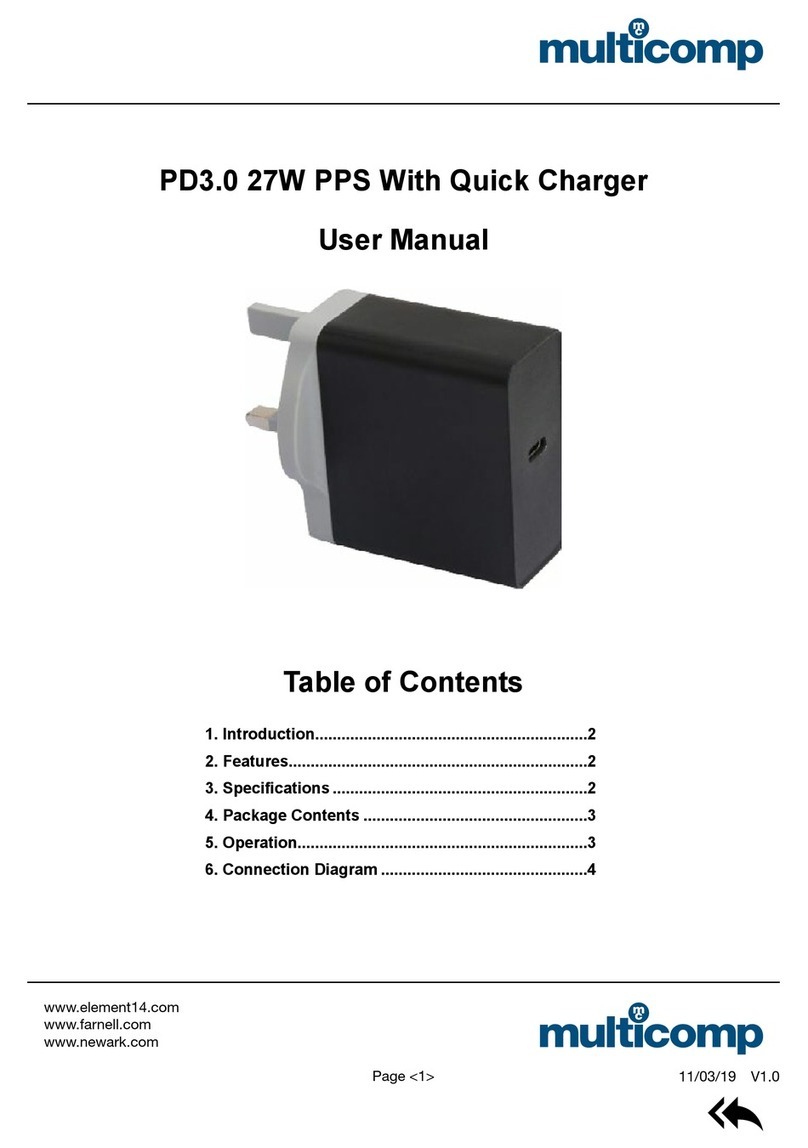 multicomp PD3.0 user manual