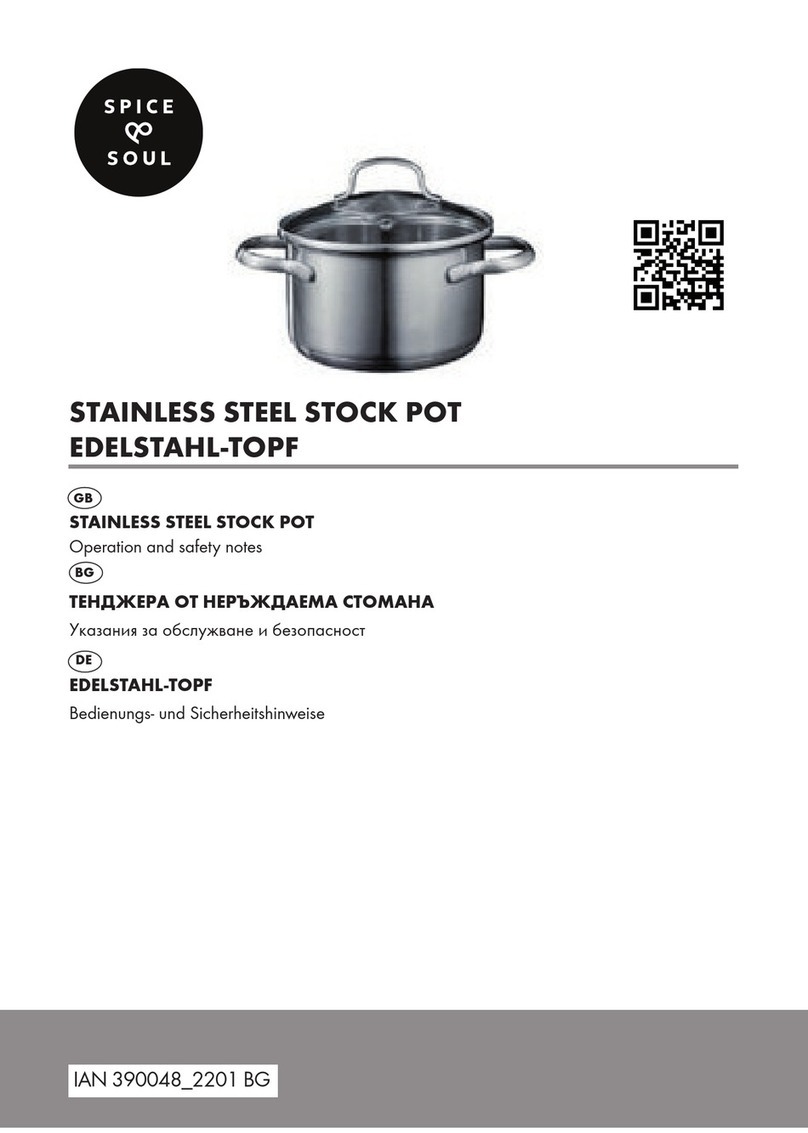 Spice & Soul 390048 2201 BG User manual
