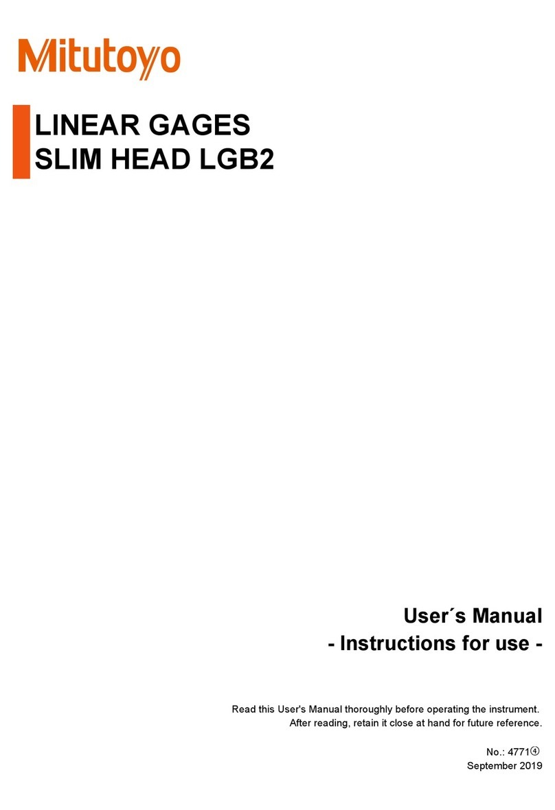 Mitutoyo LGB2 user manual