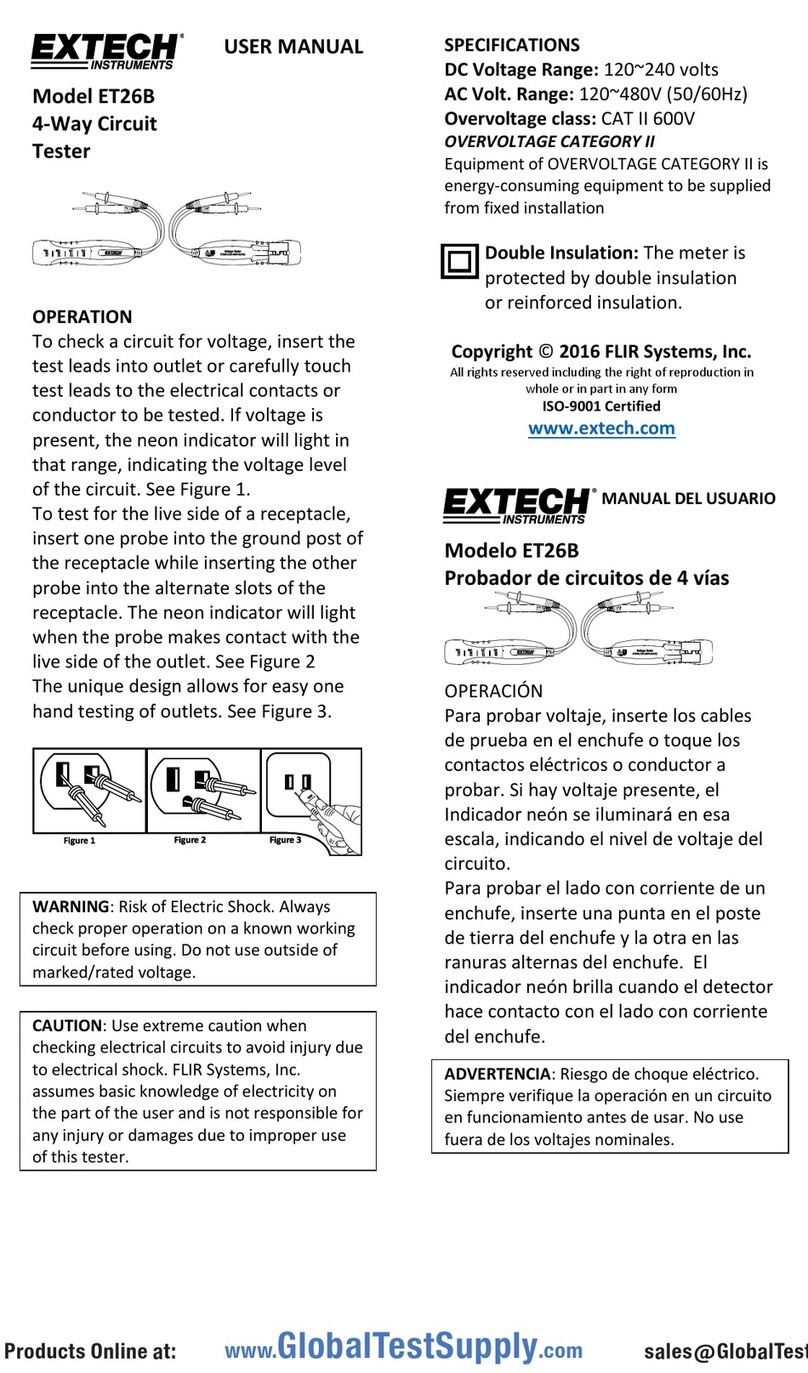 Extech Instruments ET26B user manual