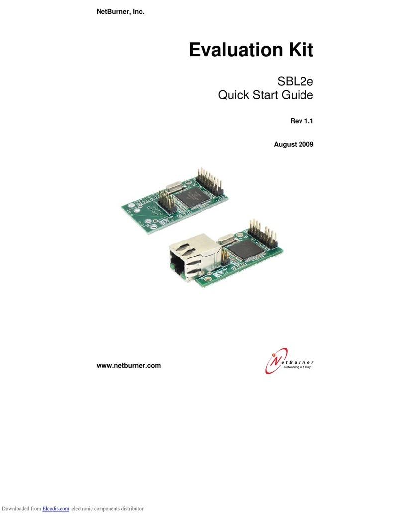 NetBurner SBL2e quick start guide