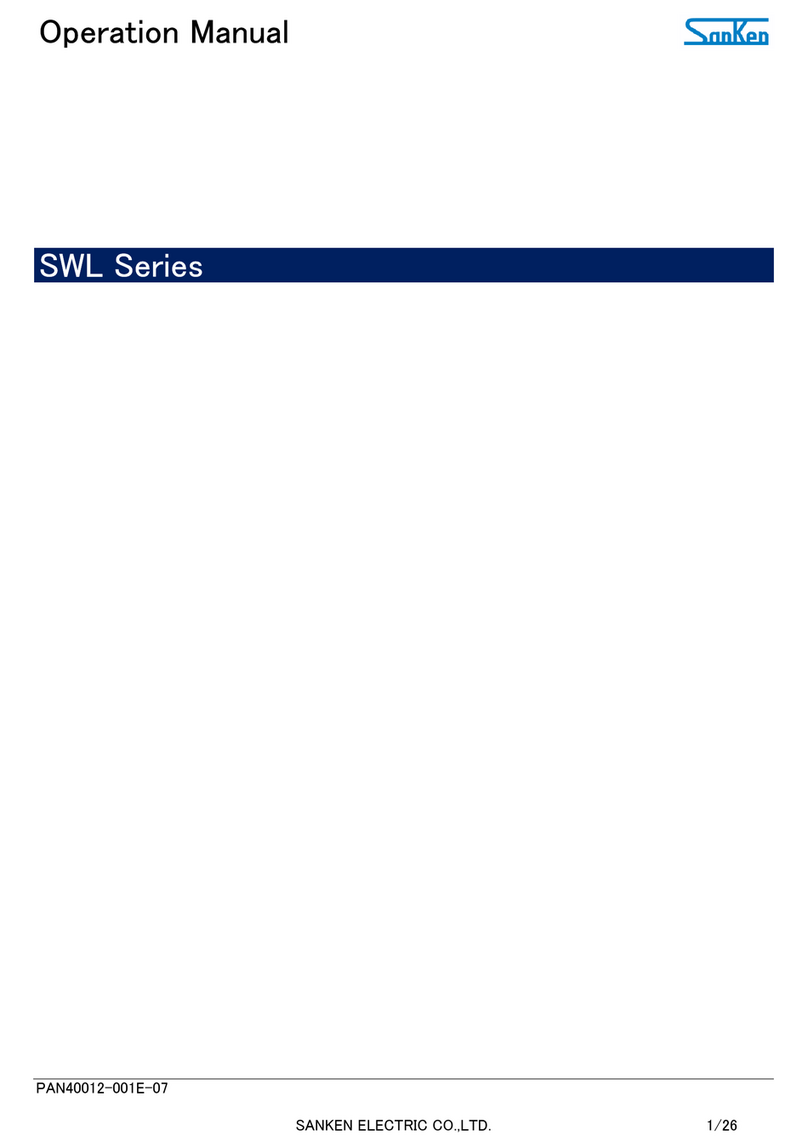 Sanken SWL Series Operation manual