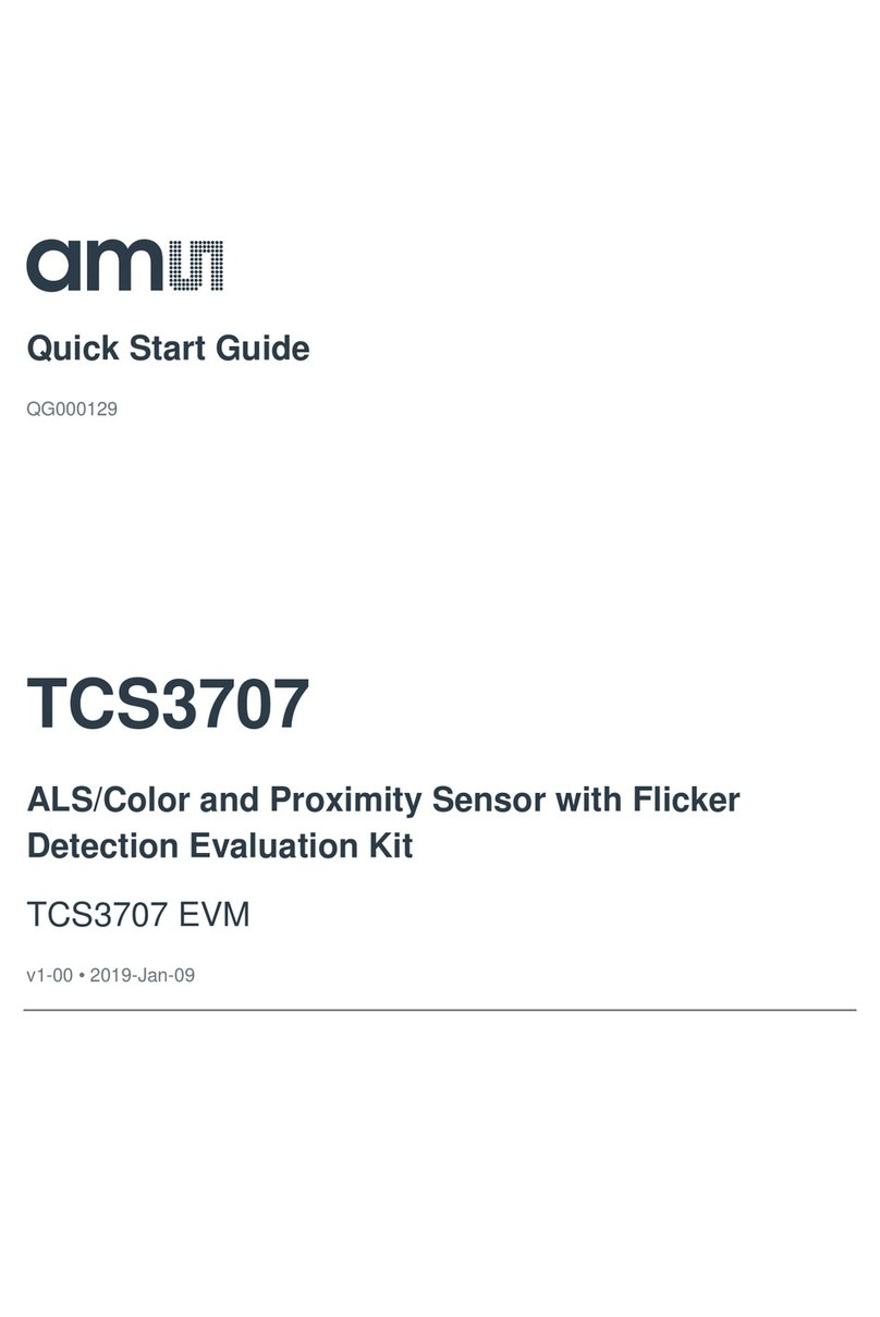 ams AG TCS3707 quick start guide