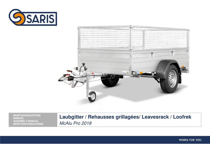 Saris McAlu Pro 2018 Assembly manual