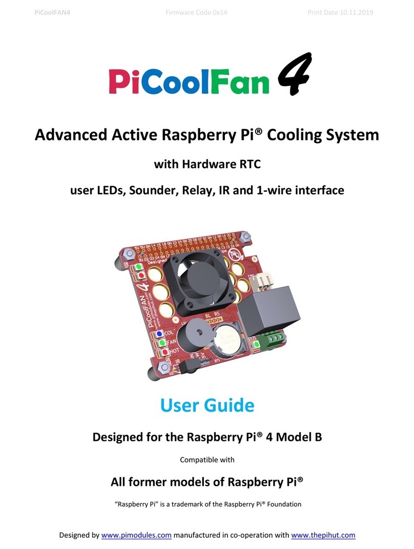 Raspberry Pi PiCoolFAN4 user guide